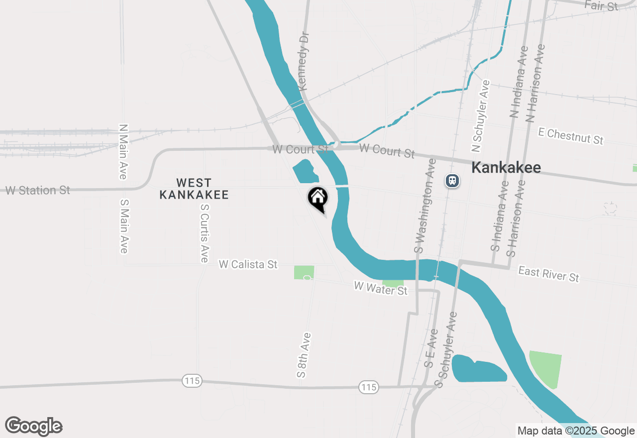 Map of 456 S Wall Street, Kankakee, IL 60901