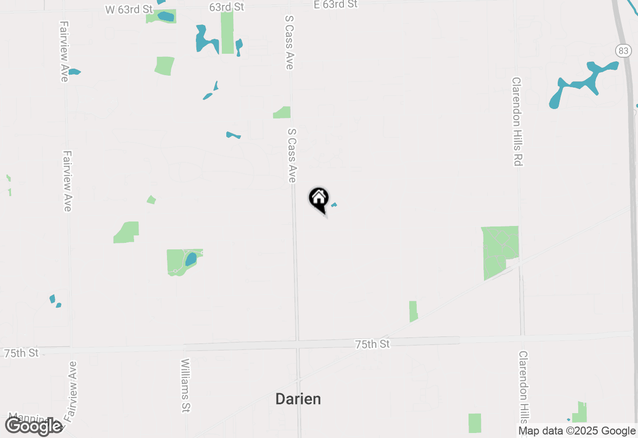 Map of 1105 Ironwood Avenue, Darien, IL 60561