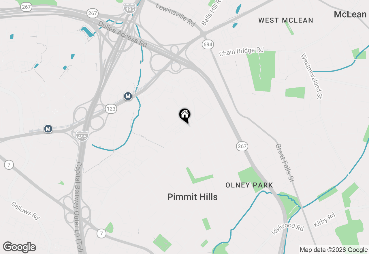 Map of 7510 Sawyer Farm Way, Mclean, VA 22102