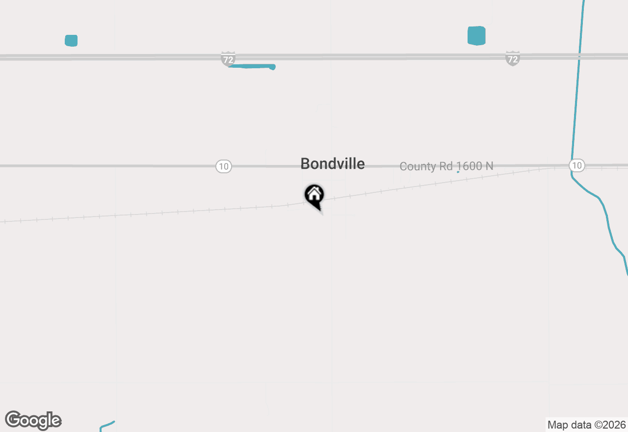 Map of 109 W Ash Street, Bondville, IL 61815