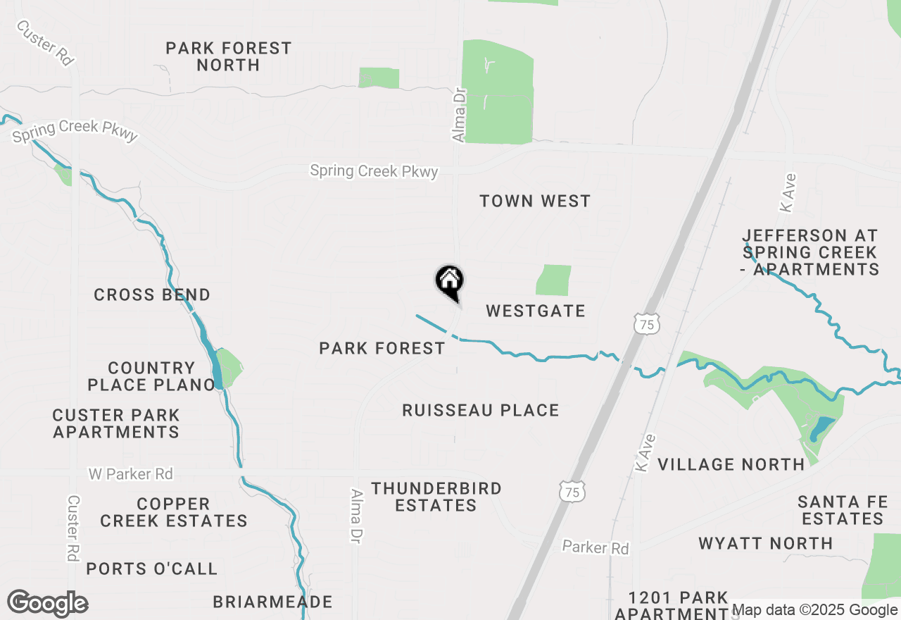 Map of 3929 Alma Drive, Plano, TX 75023