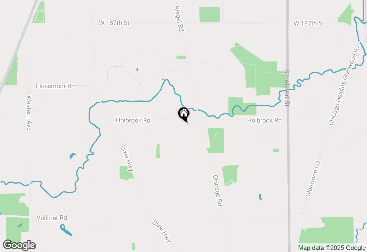 Map of 223 Lynn Lane, Chicago Heights, IL 60411