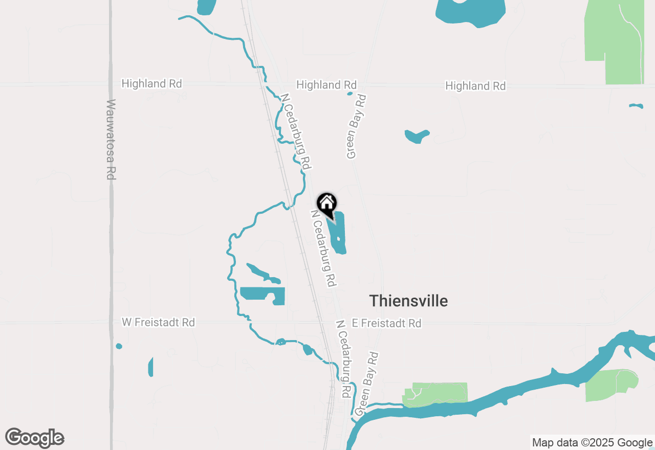 Map of 600 Laurel Lake Rd #5, Thiensville, WI 53092