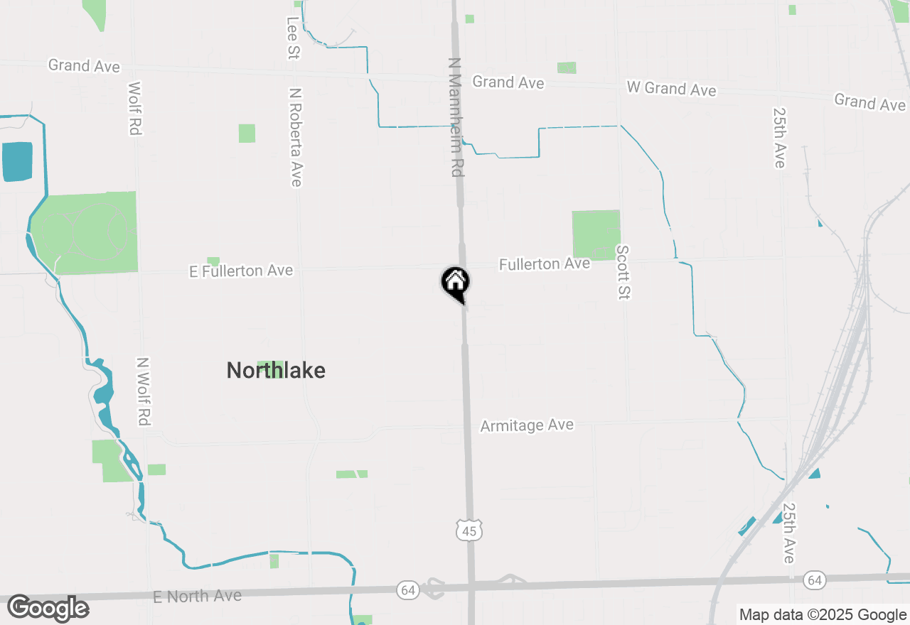 Map of 2300-18 N Mannheim Road, Melrose Park, IL 60164