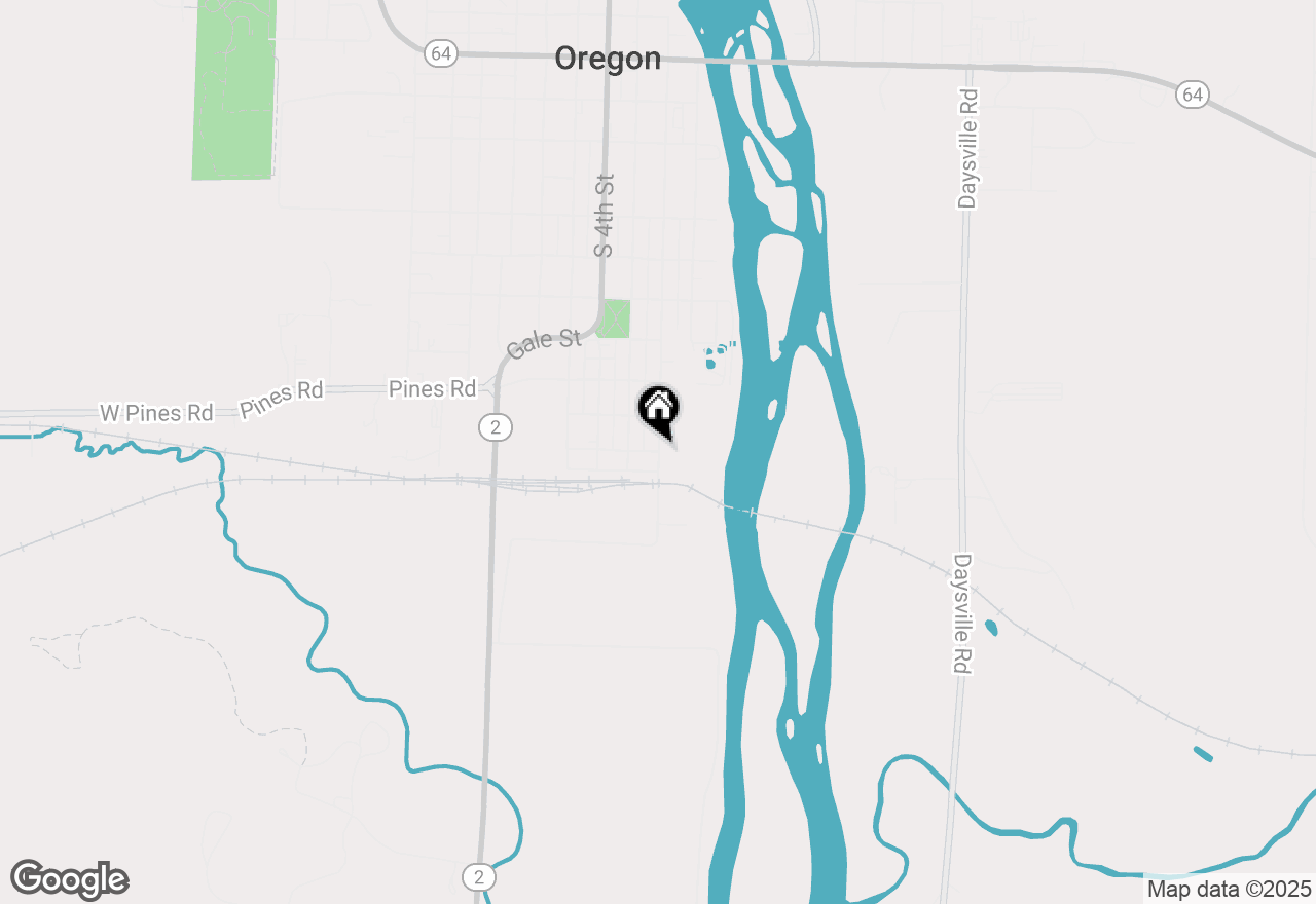 Map of 1103 S 2nd Street #1103, Oregon, IL 61061