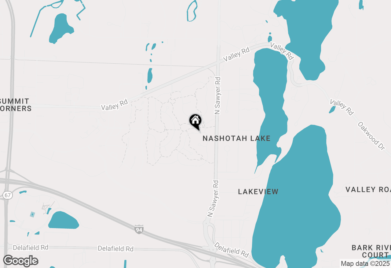 Map of 2970 Yahara Dr, Summit, WI 53066