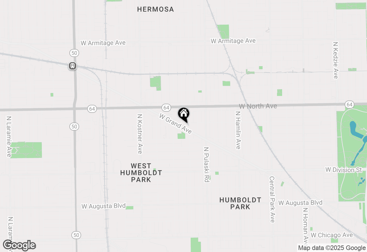 Map of 4122 W Grand Avenue, Chicago, IL 60651