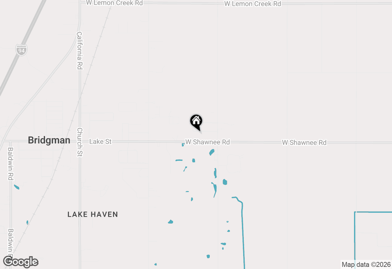 Map of 3430 Cedar Lane, Bridgman, MI 49106
