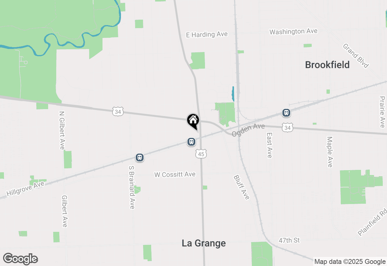 Map of 17 N Madison Avenue #5, La Grange, IL 60525