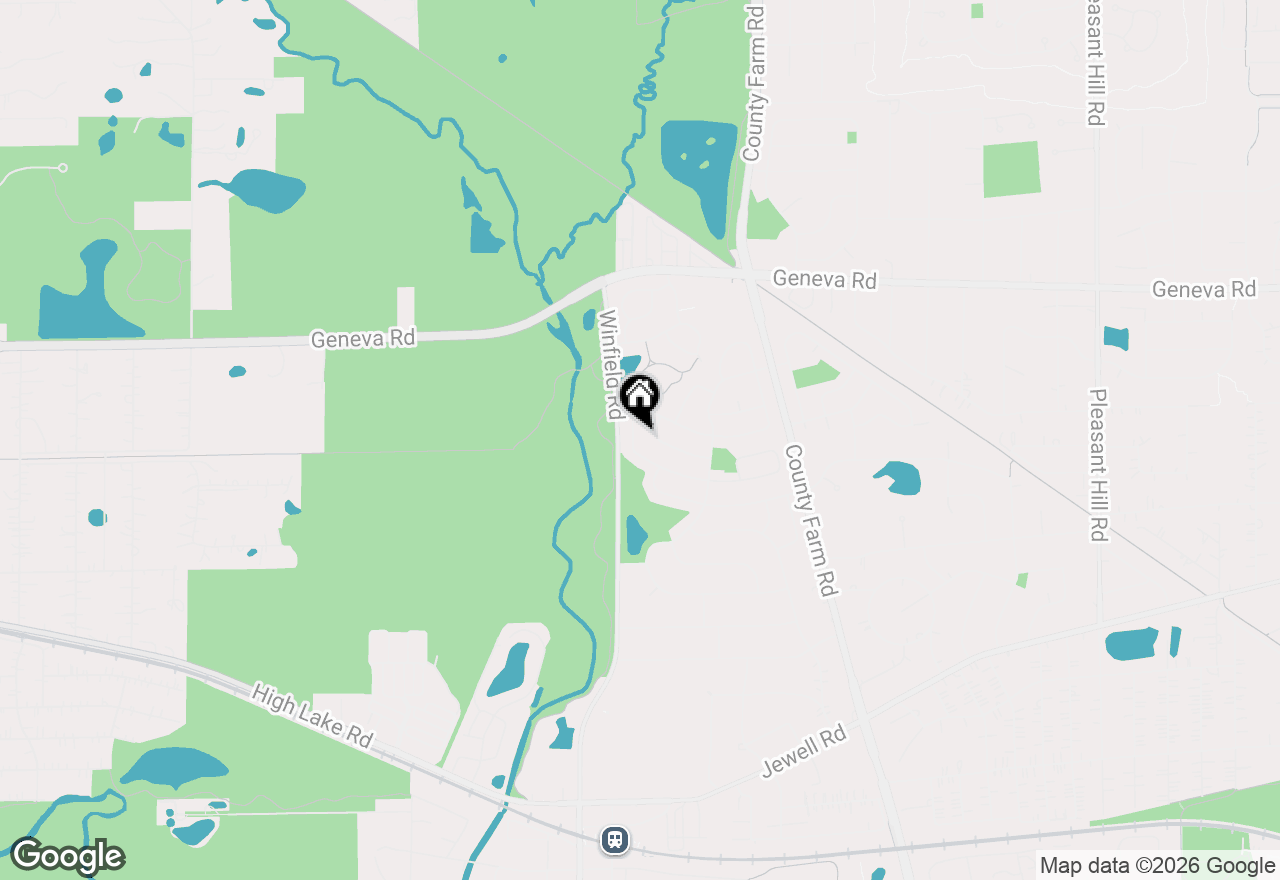 Map of 27W412 Chartwell Drive, Winfield, IL 60190