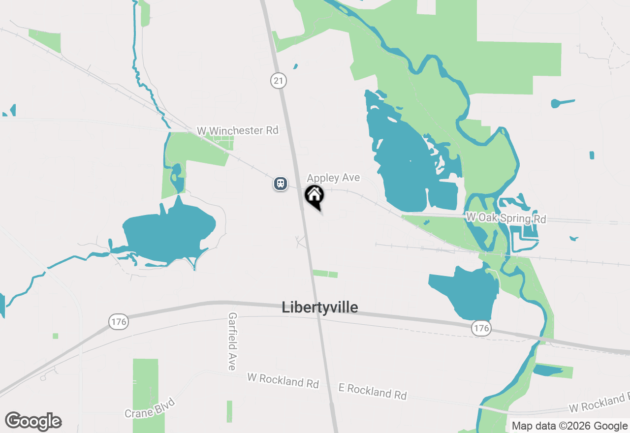 Map of 130 School Street, Libertyville, IL 60048