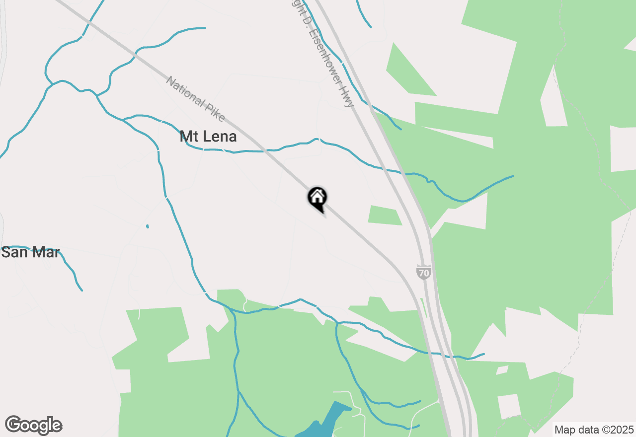 Map of 21514 Mount Lena Road, Boonsboro, MD 21713