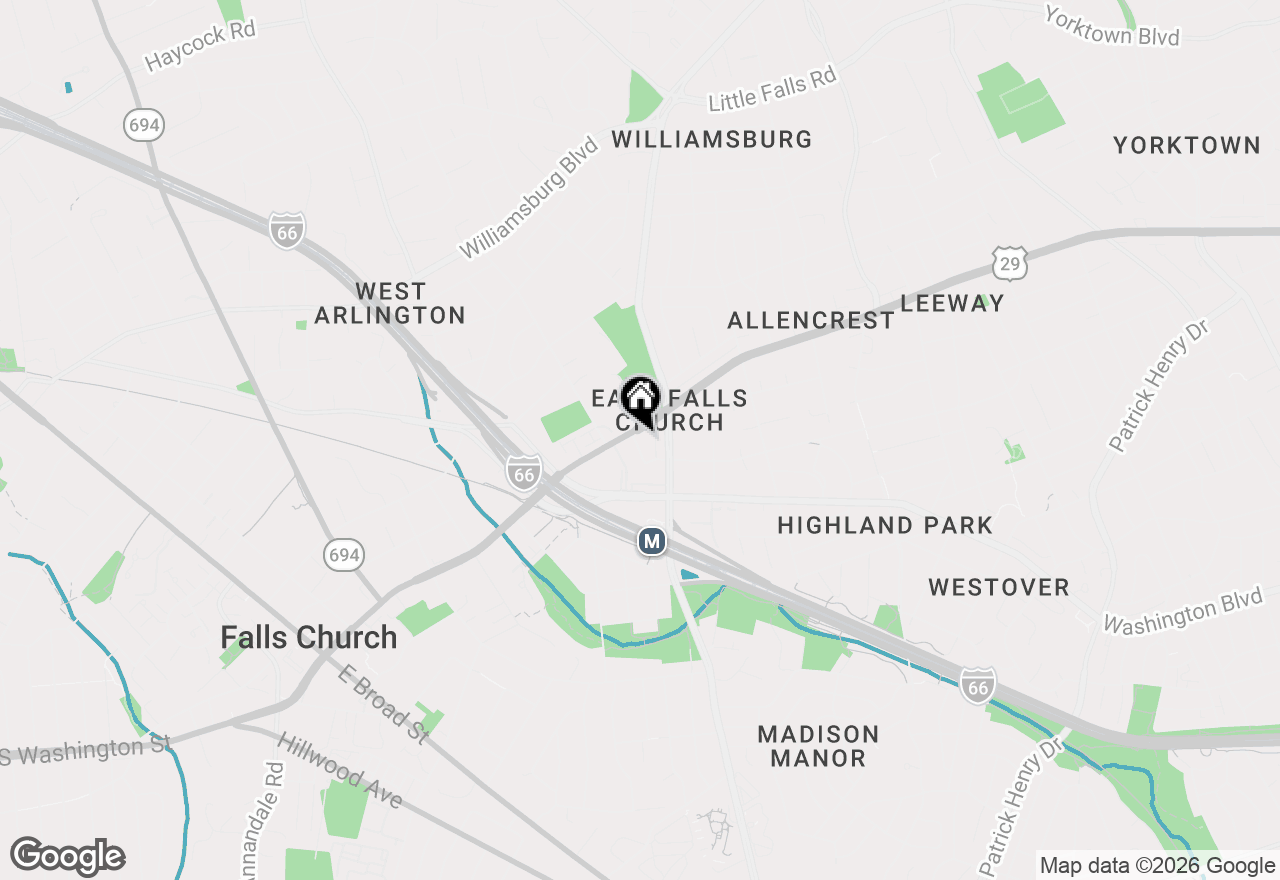 Map of 2225 N Tuckahoe Street, Arlington, VA 22205