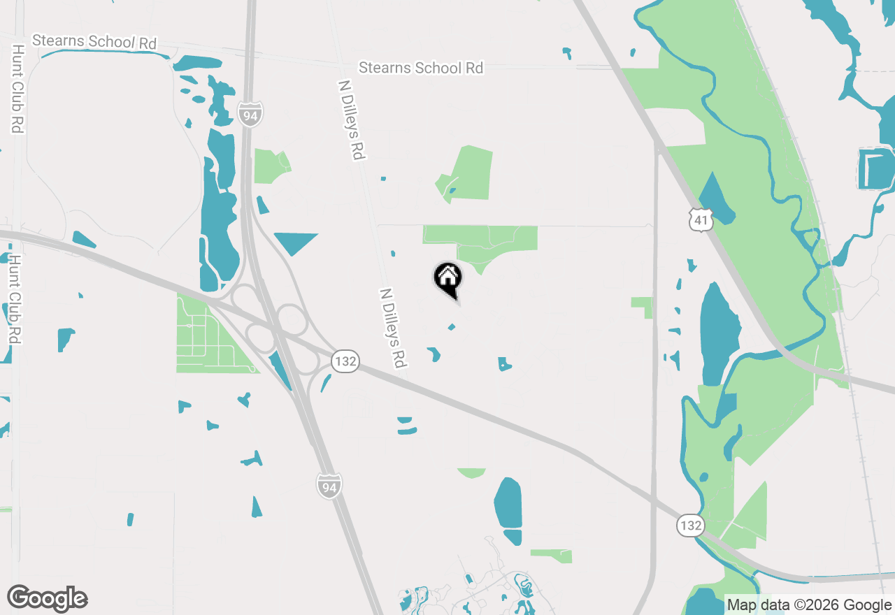 Map of 1570 Monterey Court, Gurnee, IL 60031
