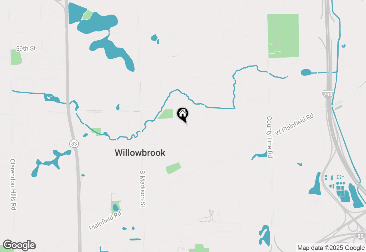 Map of 6400 Wesley Road, Willowbrook, IL 60527