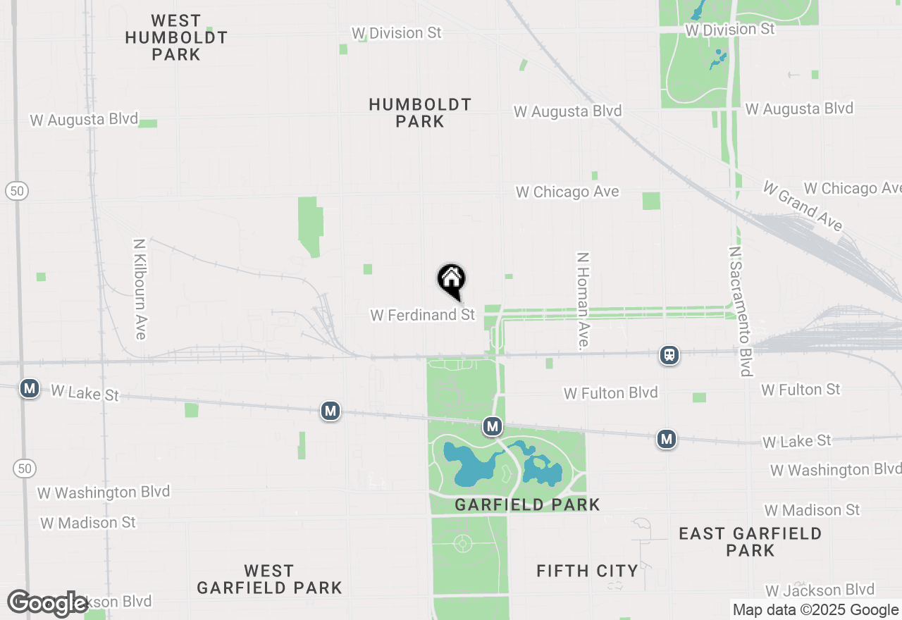 Map of 3716 W Ferdinand Street, Chicago, IL 60624
