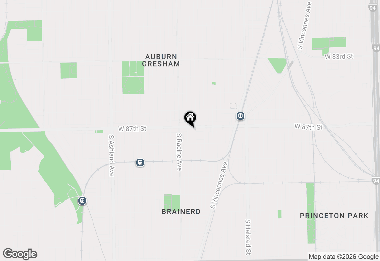 Map of 8725 S May Street, Chicago, IL 60620