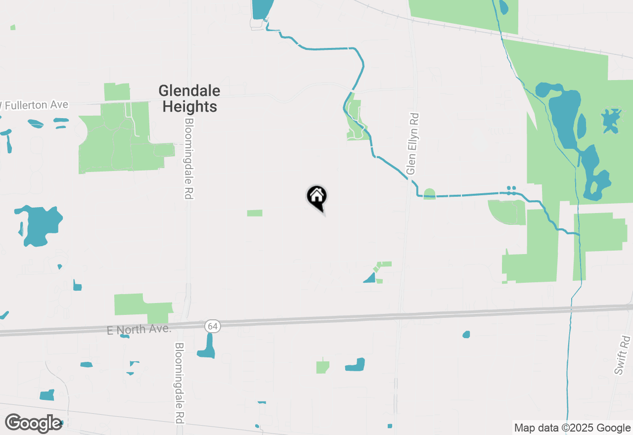 Map of 2N356 Prairie Avenue, Glen Ellyn, IL 60137