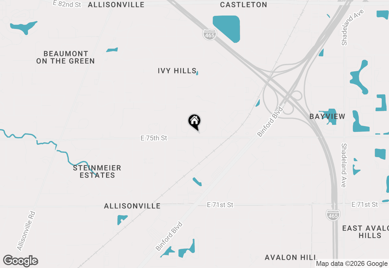 Map of 5915 Cape Cod Court, Indianapolis, IN 46250