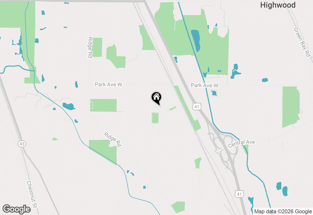 Map of 1832 Eastwood Avenue, Highland Park, IL 60035