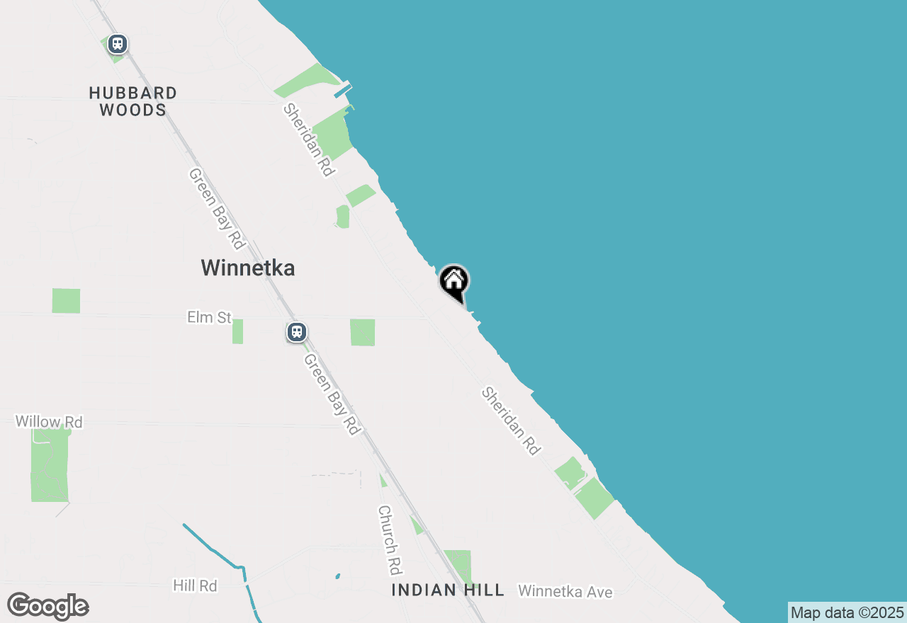 Map of 523 Hoyt Lane, Winnetka, IL 60093