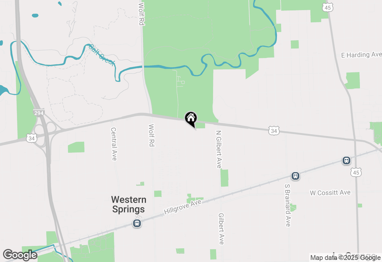 Map of 3900 Clausen Avenue, Western Springs, IL 60558