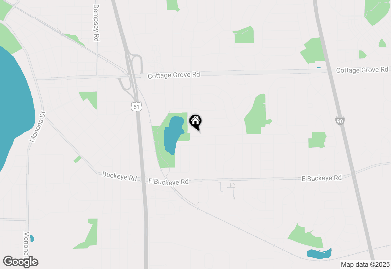 Map of 4610 Academy Drive, Madison, WI 53716