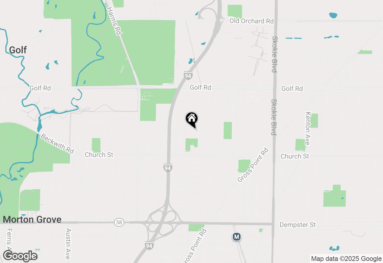 Map of 9321 Lockwood Avenue, Skokie, IL 60077