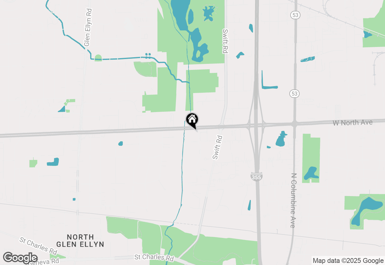 Map of 21W581 N North Avenue #73, Lombard, IL 60148