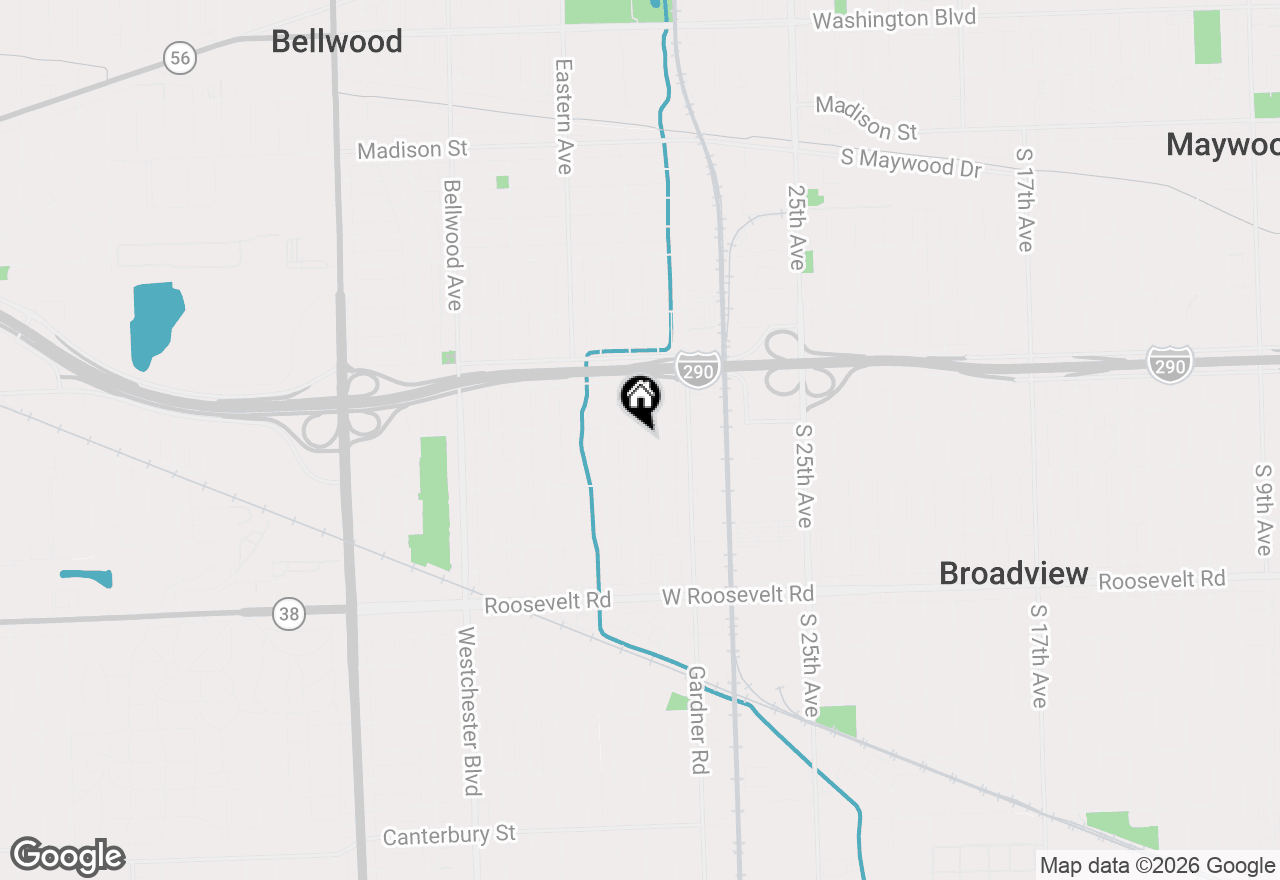 Map of 745 Manchester Avenue, Westchester, IL 60154