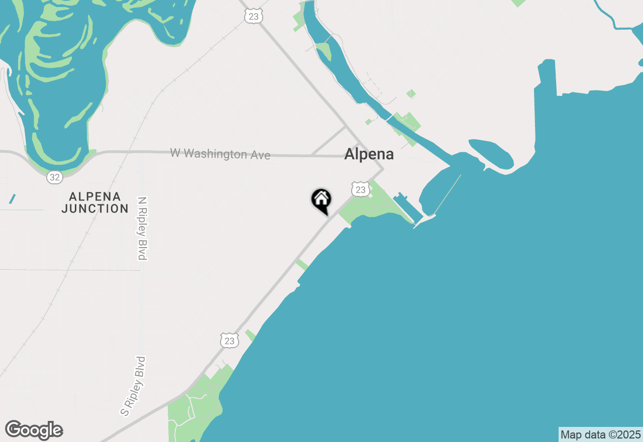 Map of 303 S State Avenue, Alpena, MI 49707