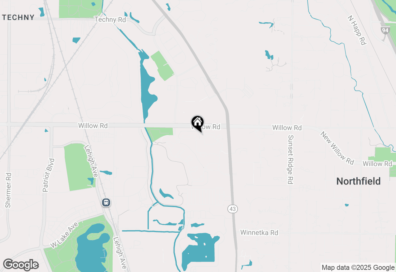 Map of 1838 Aberdeen Drive, Glenview, IL 60025