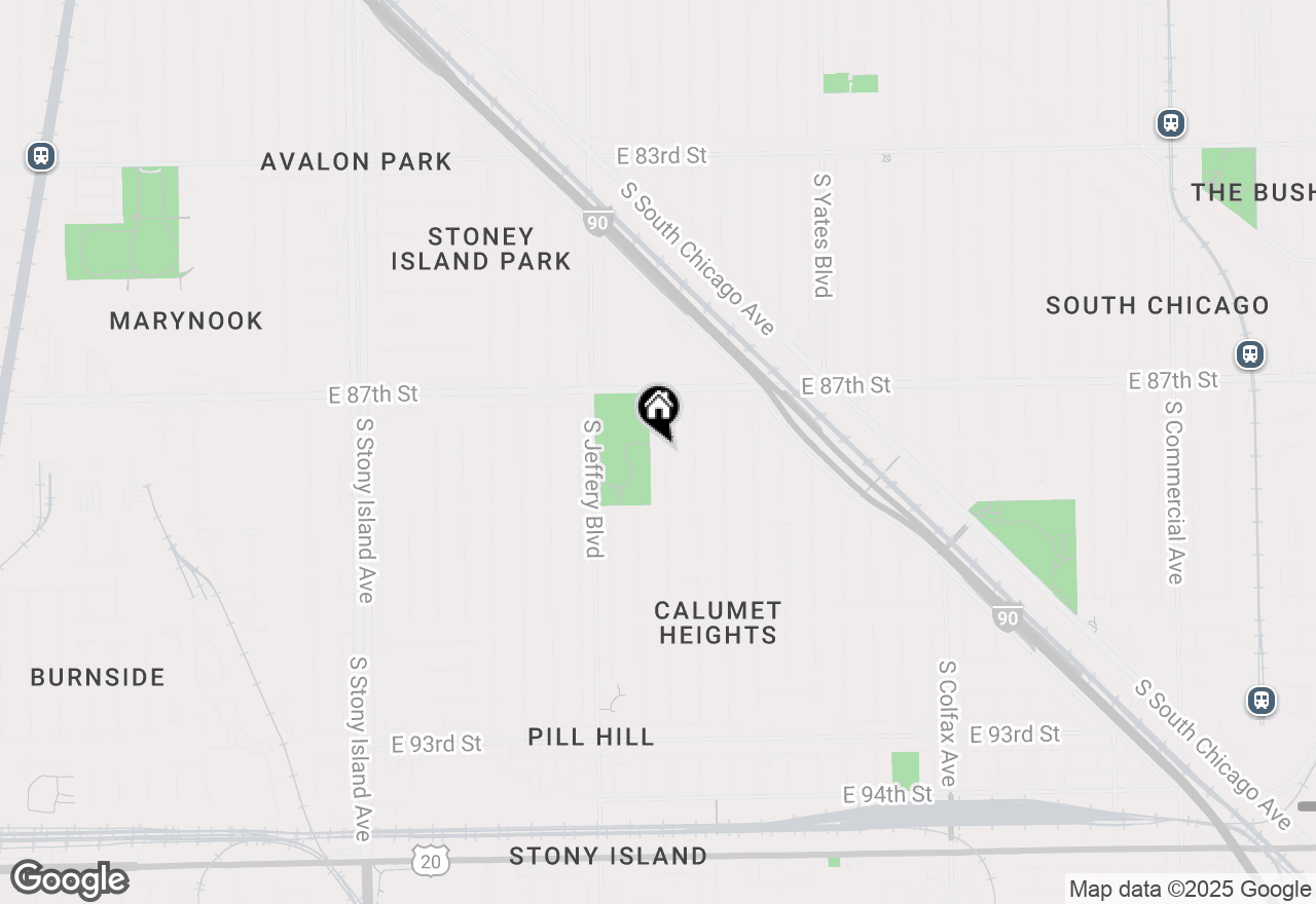 Map of 8801 S Clyde Avenue, Chicago, IL 60617