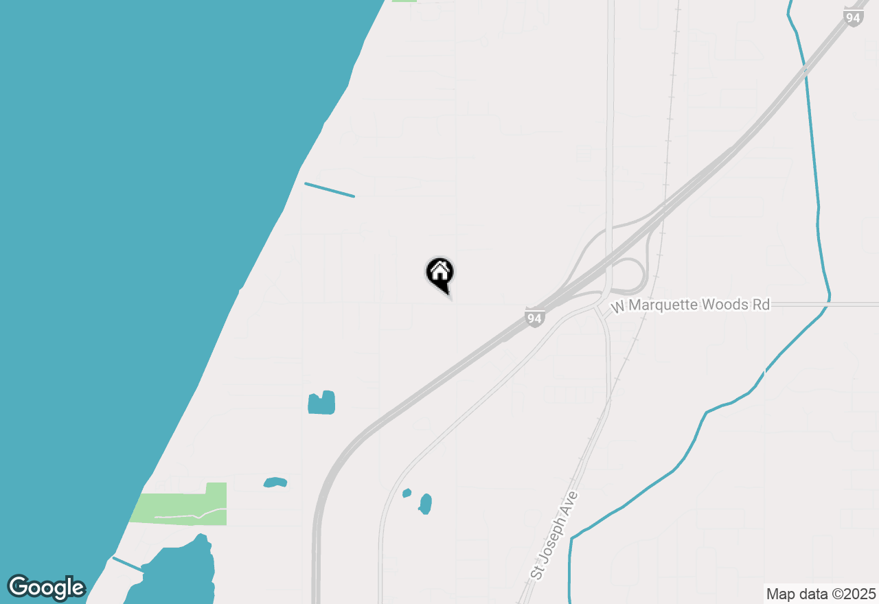 Map of 2925 W Marquette Woods Road, Stevensville, MI 49127