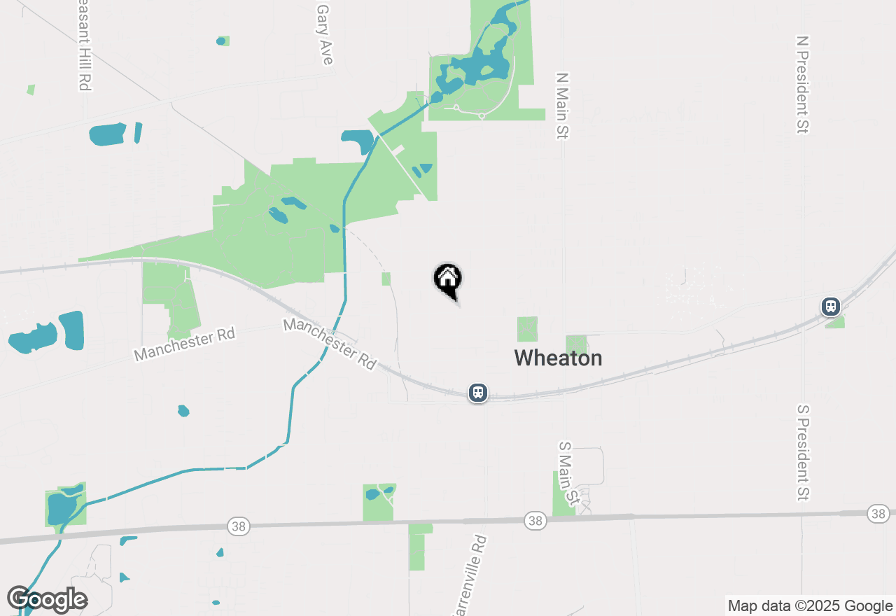 Map of 505 W Union Avenue, Wheaton, IL 60187
