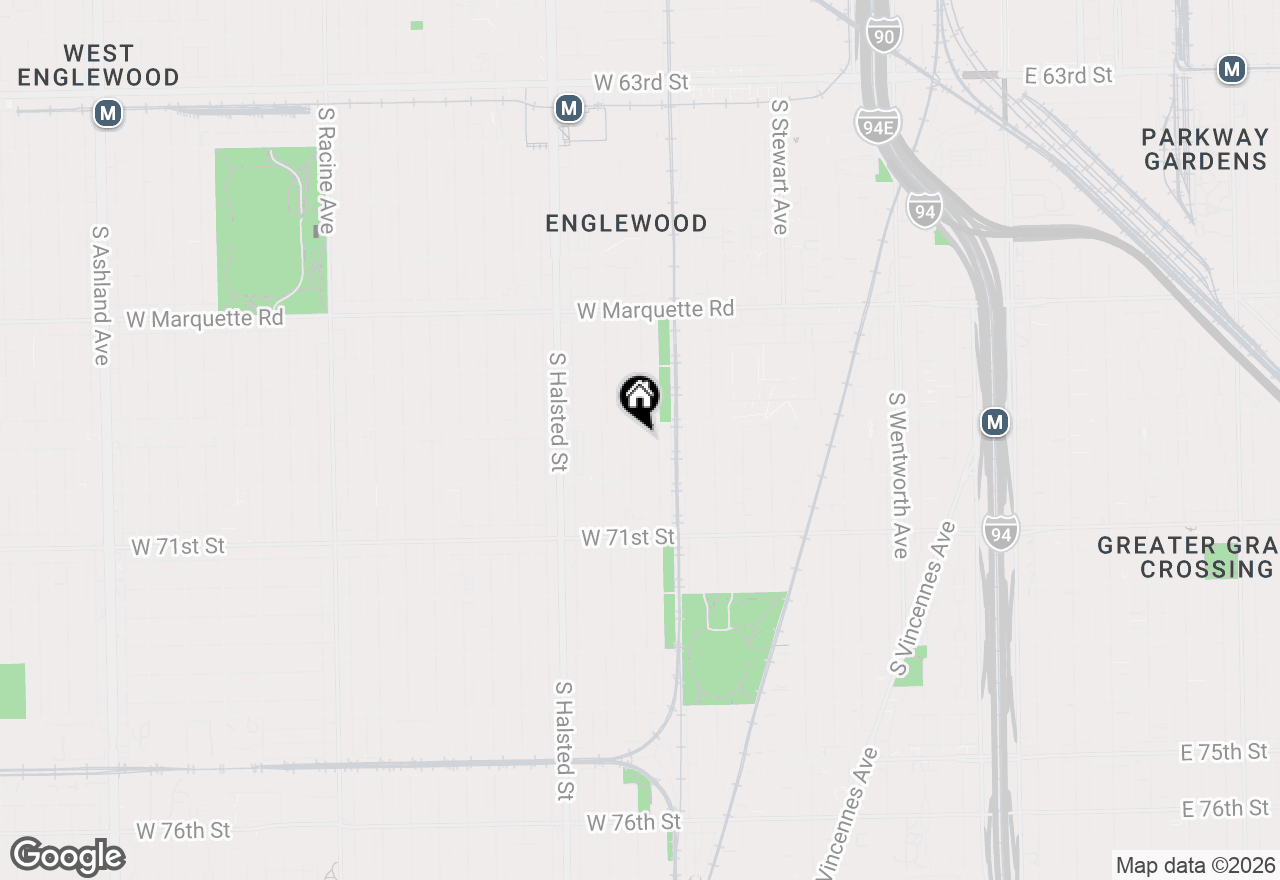 Map of 6916 S Lowe Avenue, Chicago, IL 60621