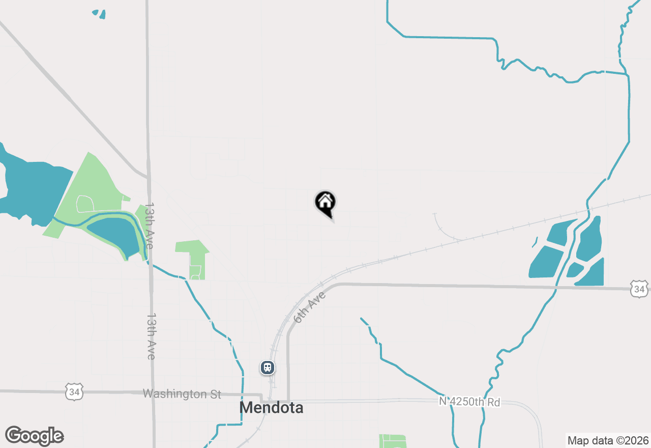 Map of 1701 Lincoln Avenue, Mendota, IL 61342