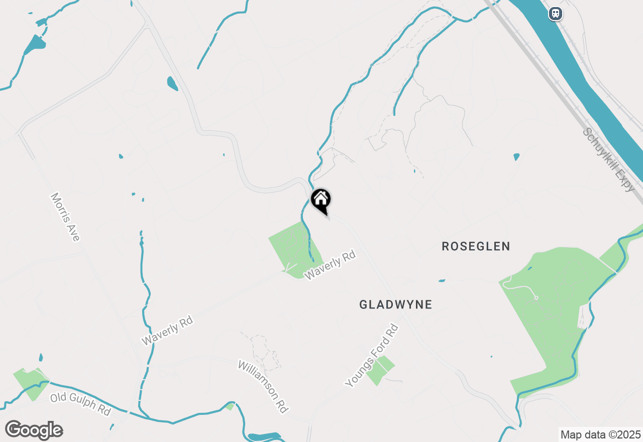 Map of 540 Scott Road, Gladwyne, PA 19035