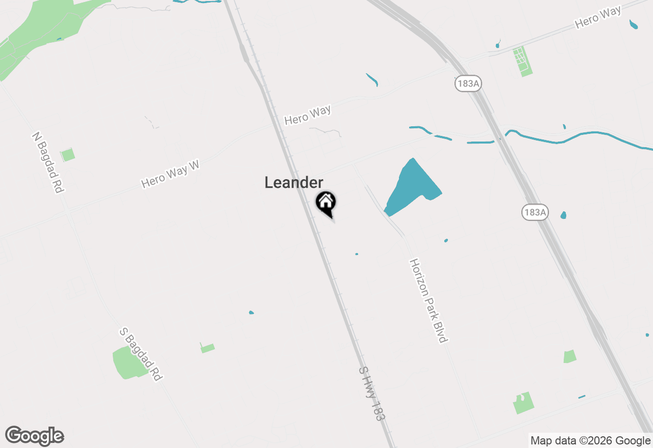 Map of 316 Regatta Trl, Leander, TX 78641