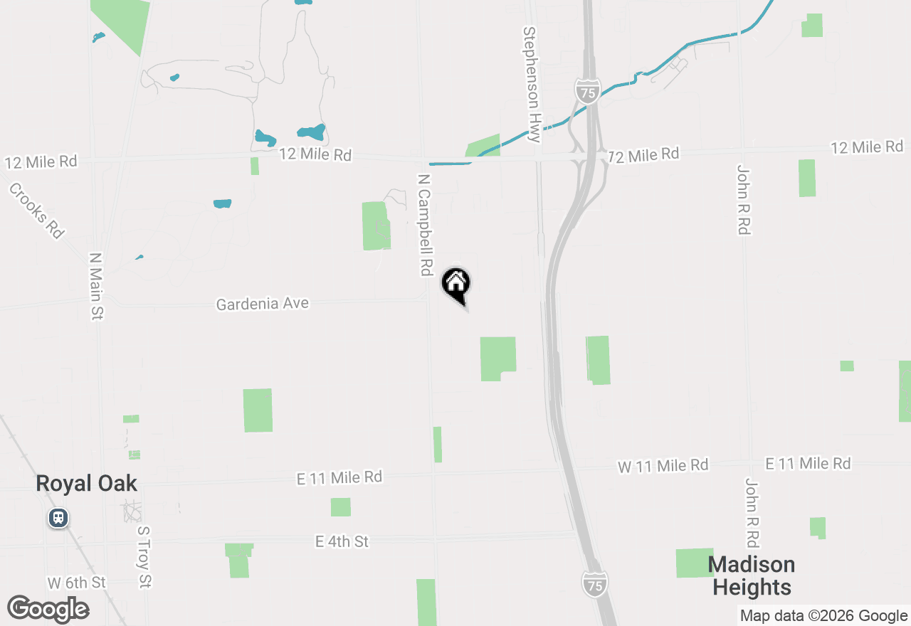Map of 900 N Edison Avenue, Royal Oak, MI 48067