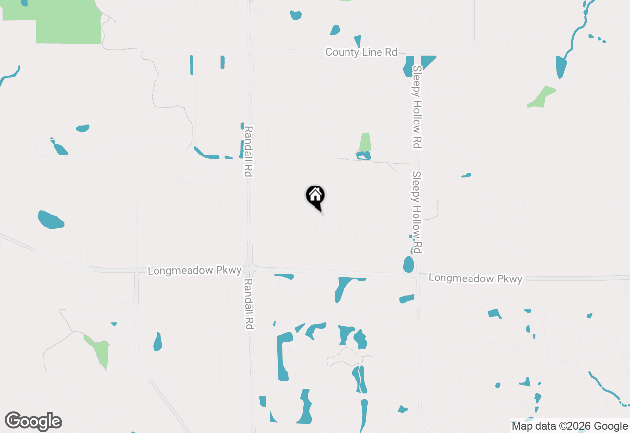 Map of 1237 Glenmont Street, Algonquin, IL 60102