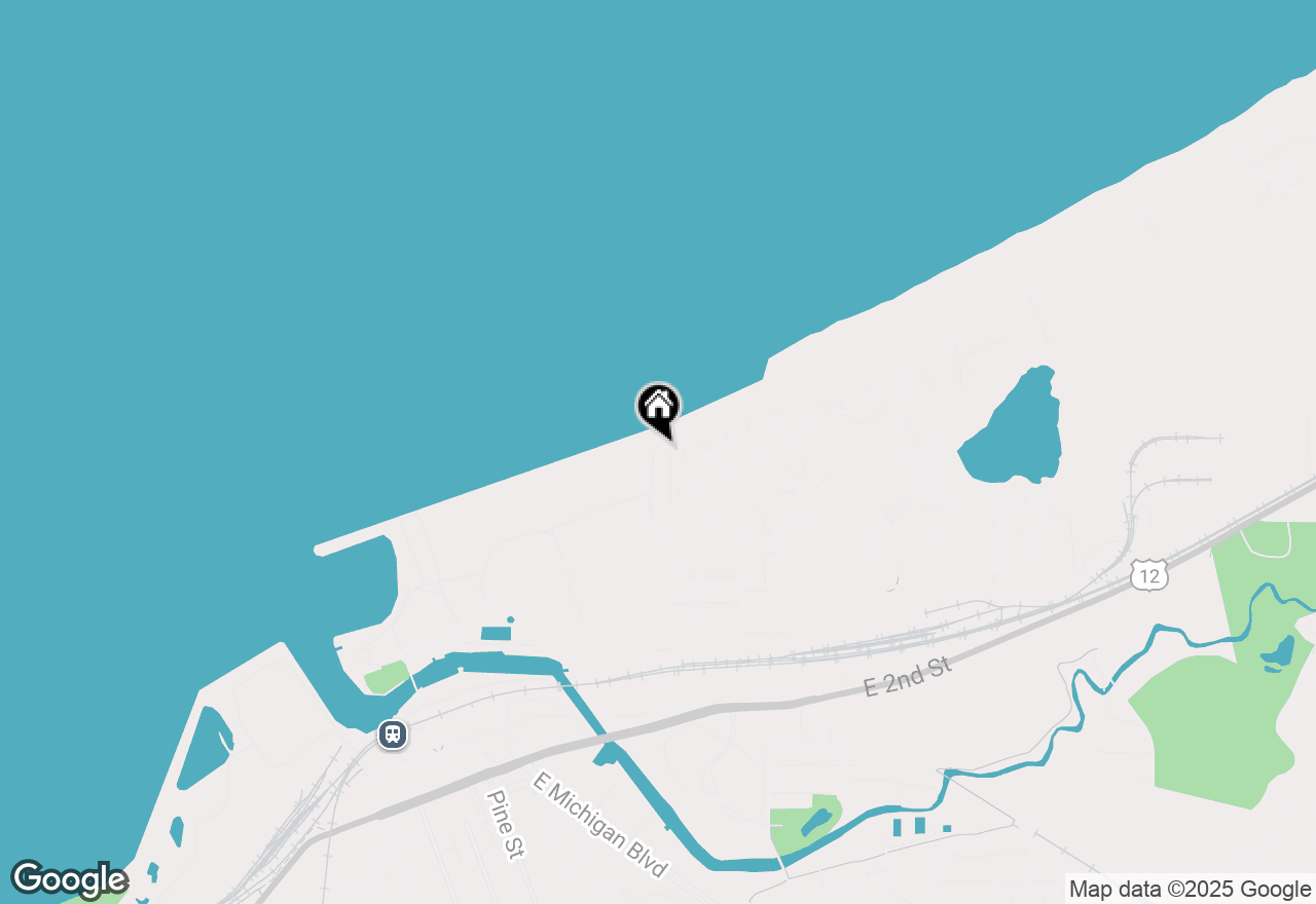 Map of 100 Lake Shore Drive #806, Michigan City, IN 46360