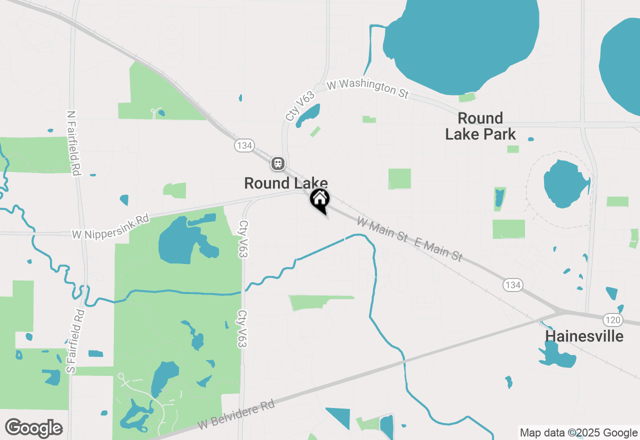 Map of 113 Orchard Street, Round Lake, IL 60073