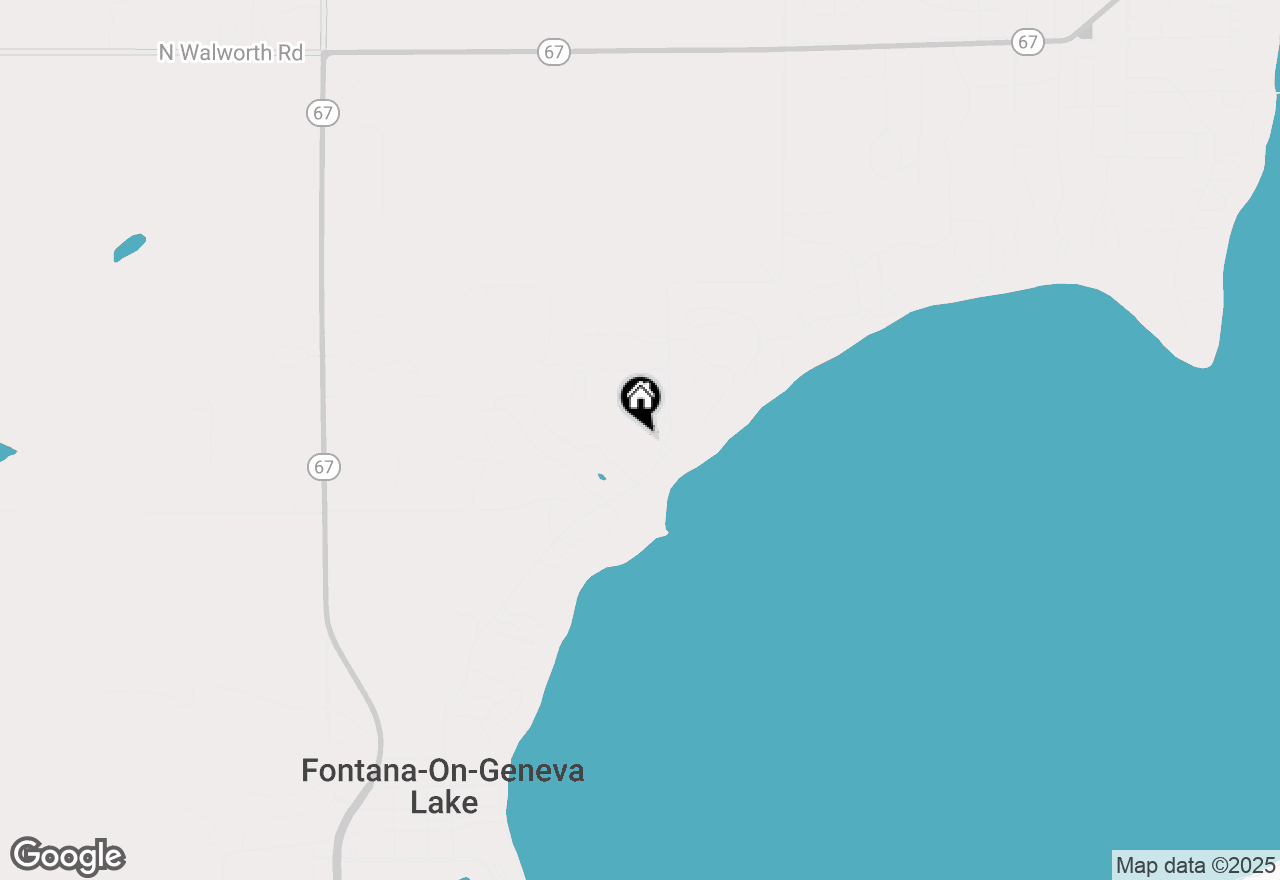 Map of N2005 N Lakeshore Dr, Fontana, WI 53125