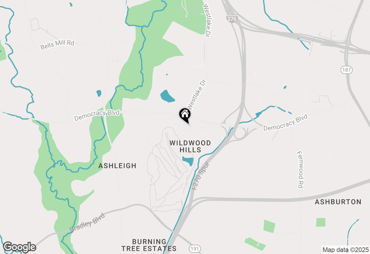 Map of 7234 Taveshire Way, Bethesda, MD 20817