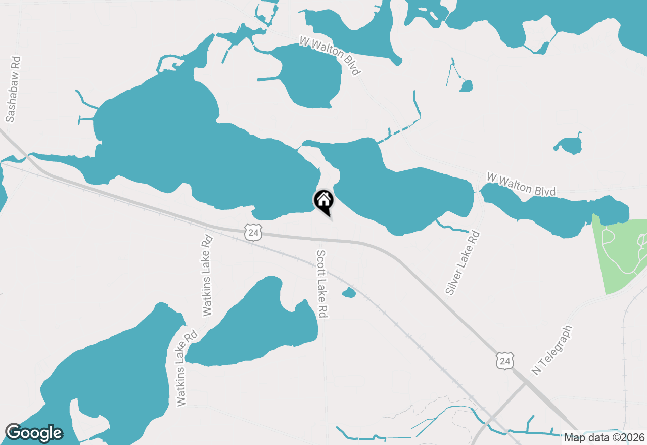 Map of 3000 Barnes Avenue, Waterford, MI 48328