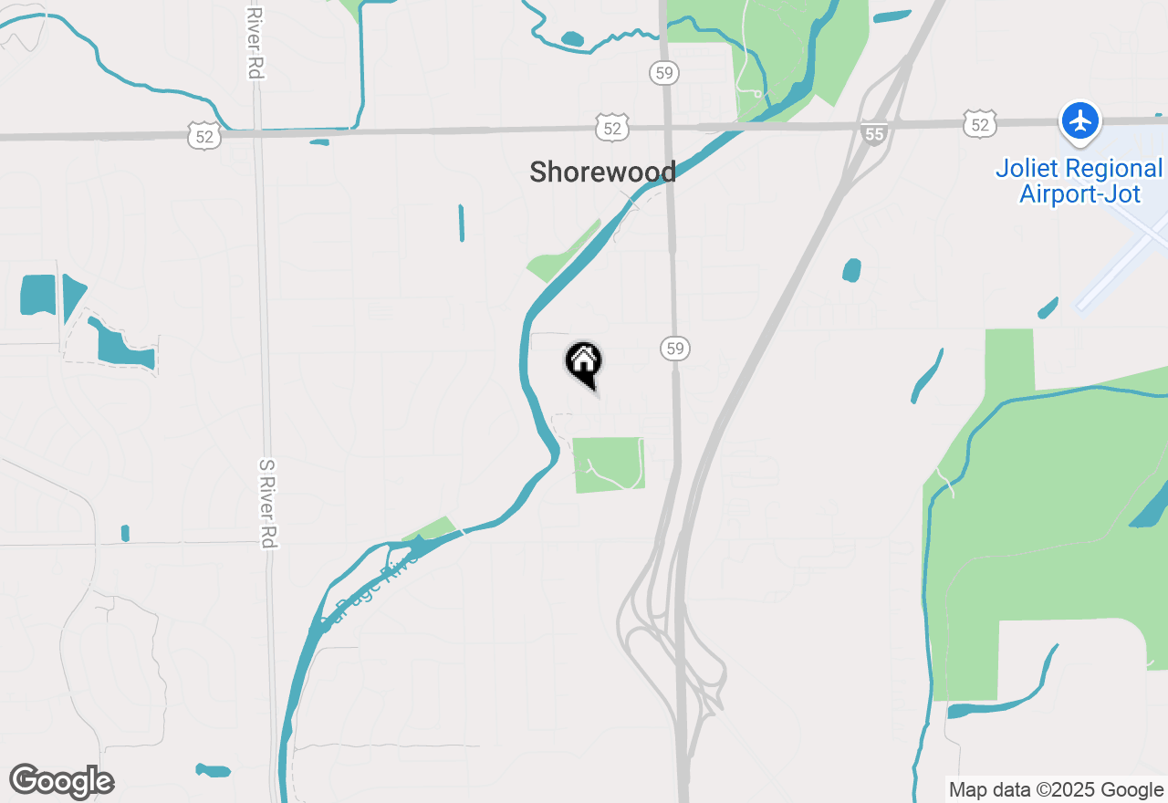 Map of 300 Amendodge Drive, Shorewood, IL 60404