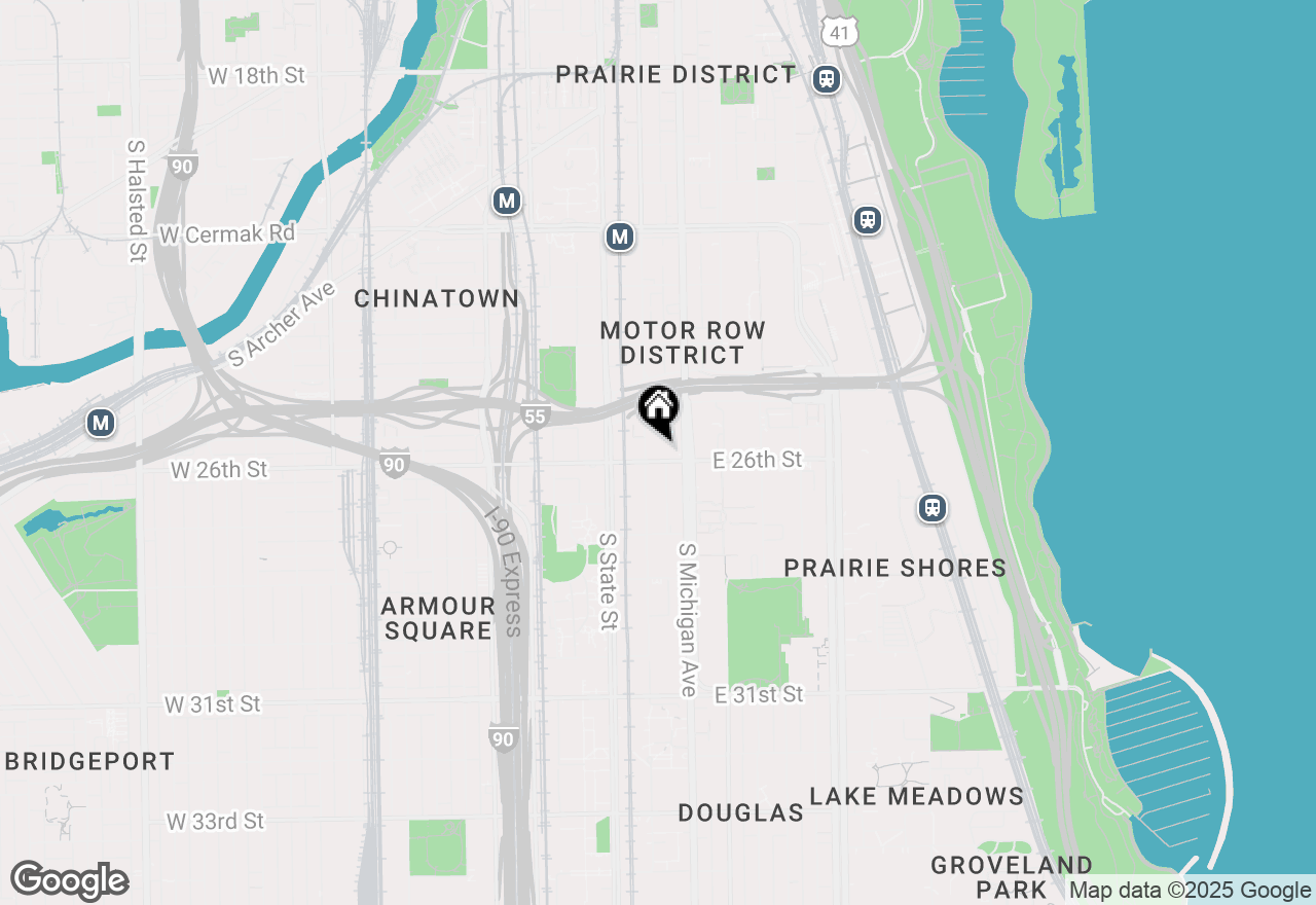 Map of 50 E 26th Street #404, Chicago, IL 60616