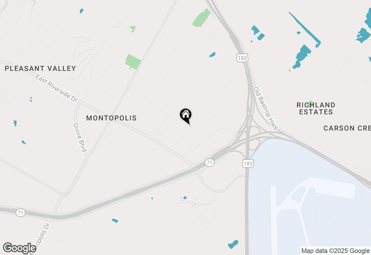 Map of 1525 Poppy Seed Ln, Austin, TX 78741