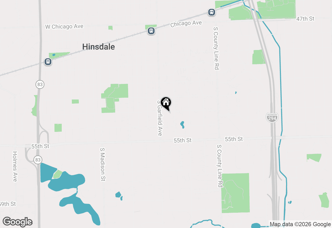 Map of 120 E 8th Street, Hinsdale, IL 60521